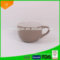 ceramic two colour glazed soup mug